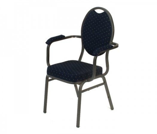 gestoffeerde stoelen met leuning